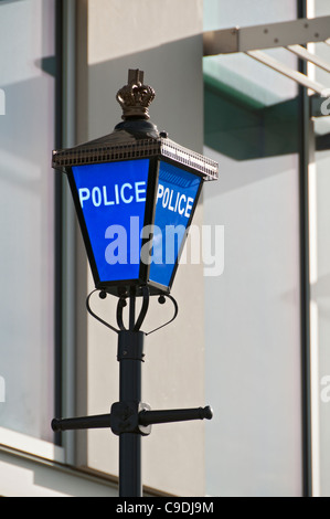 La spia blu a Greater Manchester autorità di polizia sede, Central Park, Newton Heath, Manchester, Inghilterra, Regno Unito. Foto Stock