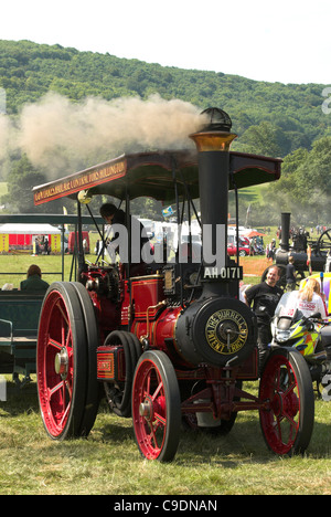 Un Burrell medaglia d oro trattore "Gladstone' R/n AH0171 a West Sussex Rally a vapore. Foto Stock