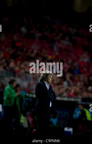 Il Portogallo Liga Zon Sagres xiii round - SL Benfica (SLB) x Rio Ave FC (RAFC) Jorge Gesù SL Benfica Coach Foto Stock