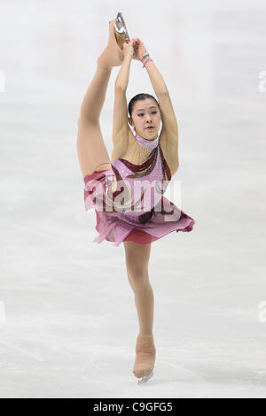 Kanako Murakami, dicembre 24, 2011 - Pattinaggio di Figura : tutto il Giappone la figura pattinare Championship 2011, Donne Single breve programma a cupola Namihaya, Osaka, Giappone. (Foto di Akihiro Sugimoto/AFLO SPORT) [1080] Foto Stock