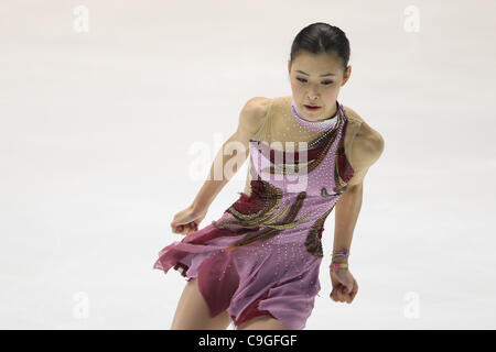 Kanako Murakami, dicembre 24, 2011 - Pattinaggio di Figura : tutto il Giappone la figura pattinare Championship 2011, Donne Single breve programma a cupola Namihaya, Osaka, Giappone. (Foto di Akihiro Sugimoto/AFLO SPORT) [1080] Foto Stock