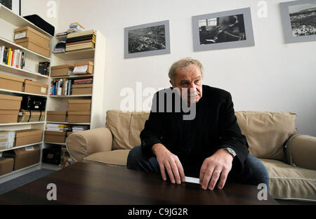 Martin Palous, direttore di Vaclav Havel libreria durante l intervista con CTK il 13 gennaio 2012, Praga, Repubblica Ceca. La libreria è interessata a intensificare la sua realtions con paesi stranieri e considera la possibilità di fondazione della filiale o entità legale negli Stati Uniti. (CTK foto/Stanislav Zbynek) Foto Stock