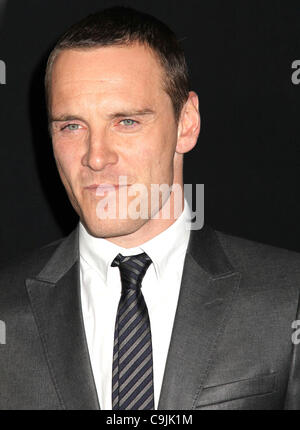 Gen 13, 2012 - Hollywood, California, Stati Uniti - Ho15470CHW .il trentasettesimo "Los Angeles Film Critics Awards .InterContinental Hotel, Century City, CA .01/13/2012.Michael Fassbender . 2011(Immagine di credito: Â© Clinton Wallace/Globe foto/ZUMAPRESS.com) Foto Stock