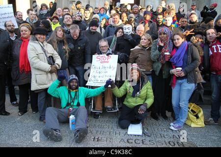 Occupare Londra celebrare Martin Luther King Jr sui passi di San Paolo a Londra Foto Stock