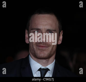 Londra, UK, 19/01/2012 Michael Fassbender per il London Film Critics Circle Awards tenutosi presso il BFI a Londra. (Credito immagine: premere2000/Alamy Live News ) Foto Stock