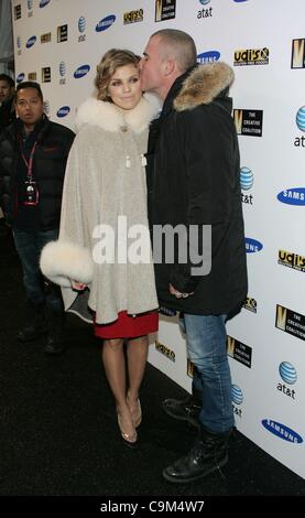 AnnaLynne McCord e Dominic Purcell presso gli arrivi per la coalizione creativa 2012 Iniziativa Spotlight Awards Gala Dinner al 2012 Sundance Film Festival , Park City, UT 22 gennaio 2012. Foto di: James Atoa/Everett Collection Foto Stock