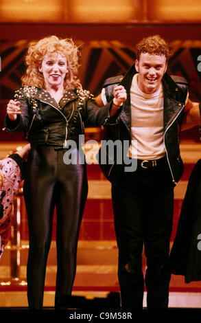 013771.DEBORAH GIBSON e CRAIG MCLACHLAN.''grasso'' Dominion Theatre di Londra, Regno Unito. 1993(Credit Immagine: Â© Globe foto/ZUMAPRESS.com) Foto Stock