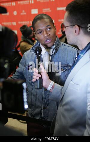 Sheldon Candis presso gli arrivi per LUV Premiere al 2012 Sundance Film Festival, Eccles Theatre, Park City, UT 23 gennaio 2012. Foto di: James Atoa/Everett Collection Foto Stock