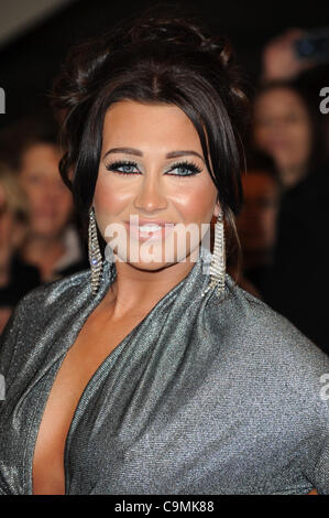 LAUREN GOODGER 2012 NATIONAL TELEVISION AWARDS O2 Arena di Londra Inghilterra 25 Gennaio 2012 Foto Stock