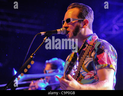 Bobina grande pesce eseguire all'O2 Academy, Liverpool, Regno Unito, 03.02.12 Foto Stock