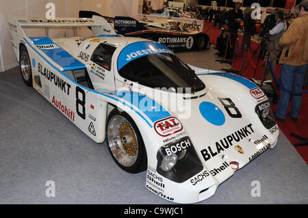 25 Feb 2012 - Stoneleigh Park, Coventry, Regno Unito. La Porsche 962-116 pilotato nel 1988 la 24 Ore di Le Mans da Frank Jelinski, 'John inverno" (vero nome Louis Krages) e Stanley Dickens Foto Stock