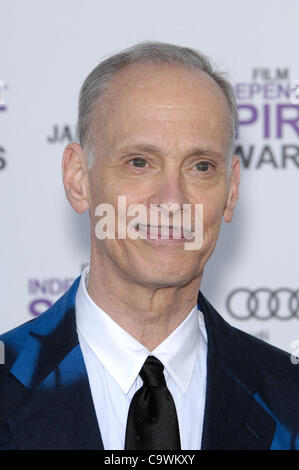 Febbraio 25, 2012 - Hollywood, California, Stati Uniti - John Waters durante il film del 2012 lo spirito indipendente Awards tenutosi sulla spiaggia di Santa Monica, in California, il 25 febbraio 2012.(Immagine di credito: Â© Michael Germana Globo/foto/ZUMAPRESS.com) Foto Stock