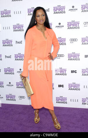 Febbraio 25, 2012 - Hollywood, California, Stati Uniti - Garcelle Beauvais durante il film del 2012 lo spirito indipendente Awards tenutosi sulla spiaggia di Santa Monica, in California, il 25 febbraio 2012.(Immagine di credito: Â© Michael Germana Globo/foto/ZUMAPRESS.com) Foto Stock