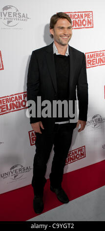 Il Seann William Scott presso l'Australian premiere di American Pie : Reunion, Melbourne, 7 marzo 2012. Foto Stock