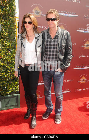 Marzo 11, 2012 - Los Angeles, California, Stati Uniti - Cindy Crawford, Rande Gerber frequentando John Varvatos 9° Stuart House vantaggio presentato da Chrysler e Hasbro tenutosi a .John Varvatos in West Hollywood, California 3/11/12. 2012(Immagine di credito: Â© D. lunga/Globe foto/ZUMAPRESS.com) Foto Stock