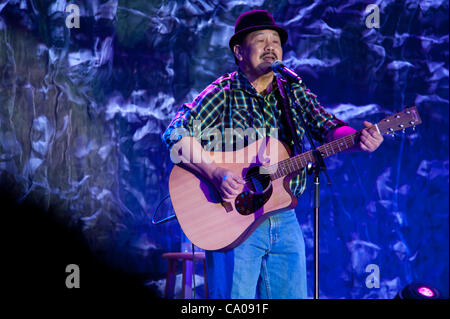 LINCOLN, CA - 9 Marzo: Florante De Leon esegue al Thunder Valley Casino Resort a Lincoln, la California il 9 marzo 2012 Foto Stock