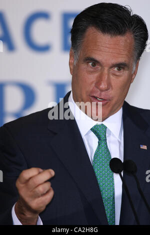 MITT ROMNEY Mitt Romney evento campagna SAN DEIGO CALIFORNIA USA 26 Marzo 2012 Foto Stock