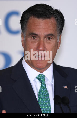 MITT ROMNEY Mitt Romney evento campagna SAN DEIGO CALIFORNIA USA 26 Marzo 2012 Foto Stock