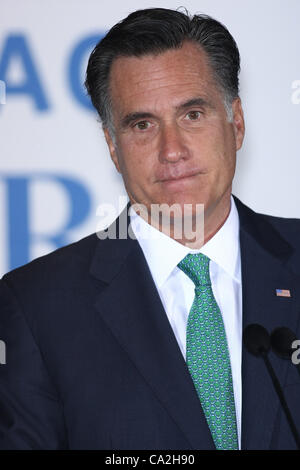 MITT ROMNEY Mitt Romney evento campagna SAN DEIGO CALIFORNIA USA 26 Marzo 2012 Foto Stock