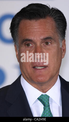 MITT ROMNEY Mitt Romney evento campagna SAN DEIGO CALIFORNIA USA 26 Marzo 2012 Foto Stock