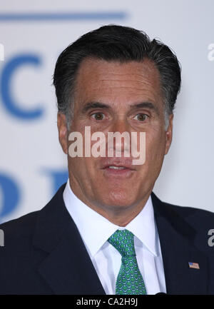 MITT ROMNEY Mitt Romney evento campagna SAN DEIGO CALIFORNIA USA 26 Marzo 2012 Foto Stock