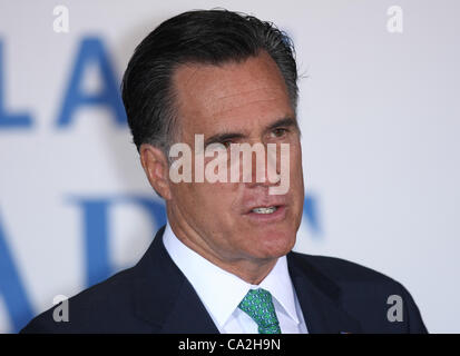 MITT ROMNEY Mitt Romney evento campagna SAN DEIGO CALIFORNIA USA 26 Marzo 2012 Foto Stock