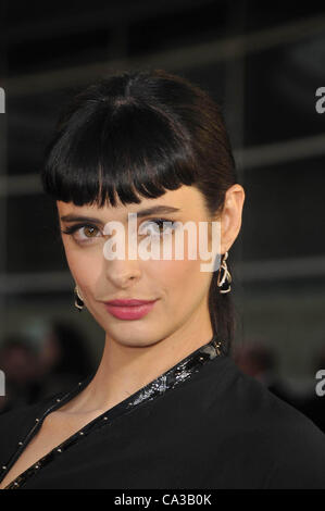 30 maggio 2012 - Los Angeles, California, Stati Uniti - Kristen Ritter frequentando il Los Angeles Premiere per la quinta stagione di HBO la serie ''True Blood" tenutosi presso la cupola di Glossari Affini in Hollywood, la California il maggio 30,2012. 2012(Immagine di credito: Â© D. lunga/Globe foto/ZUMAPRESS.com) Foto Stock