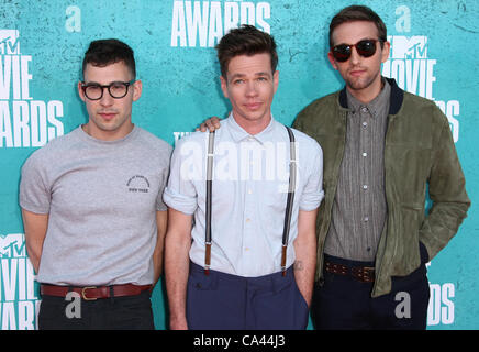 Divertimento MTV Movie Awards 2012. Gli arrivi di LOS ANGELES CALIFORNIA USA 03 Giugno 2012 Foto Stock