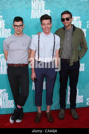 Divertimento MTV Movie Awards 2012. Gli arrivi di LOS ANGELES CALIFORNIA USA 03 Giugno 2012 Foto Stock