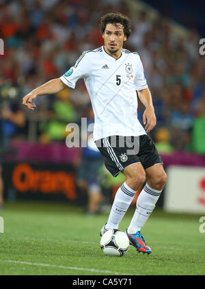 MATS HUMMELS GERMANIA EURO 2012 STADIO METALIST KHARKIV Ucraina Ucraina 13 Giugno 2012 Foto Stock