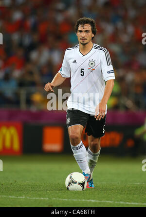 MATS HUMMELS GERMANIA EURO 2012 STADIO METALIST KHARKIV Ucraina Ucraina 13 Giugno 2012 Foto Stock