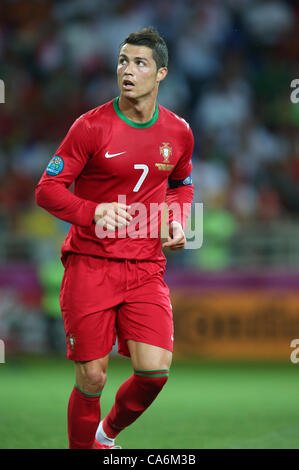 CRISTIANO RONALDO PORTOGALLO V HOLLAND EURO 2012 STADIO METALIST KHARKIV Ucraina Ucraina 17 Giugno 2012 Foto Stock