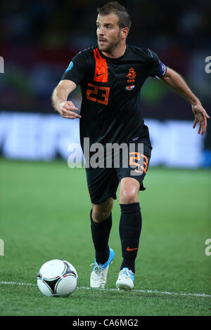 RAFAEL VAN DER VAART HOLLAND & Tottenham Hotspur FC stadio METALIST KHARKIV Ucraina Ucraina 17 Giugno 2012 Foto Stock