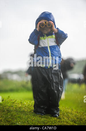 Tassa di Repro 23 Giugno, 2012. Anima e corpo festival, Ballinlough Castello, Clonmellon, nella contea di Meath. Nella foto in alto è un adeguatamente vestito Aidan Feeney da DULEEK, nella contea di Meath. .Foto:Barry Cronin/www.barrycronin.com. info@barrycronin.com Wilkinstown, Navan, nella contea di Meath, Irlanda/046-9055044 087-9598549 Foto Stock