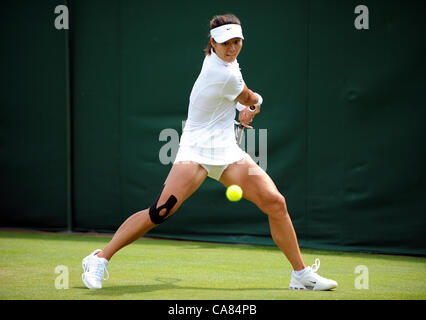 NA LI CINA All England Tennis Club Wimbledon Londra Inghilterra 25 Giugno 2012 Foto Stock