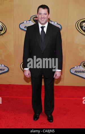 Tony Stewart di presenze per NASCAR Sprint Cup Series Cerimonia di premiazione, Wynn di Las Vegas, Las Vegas, NV Dicembre 2, 2011. Foto di: James Atoa/Everett Collection Foto Stock