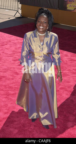 Agosto 23, 2003; Los Angeles, CA, Stati Uniti d'America; Peformer ANGELA SPIVEY presso la nona edizione del 'Soul treno Lady Soul Awards" tenutasi presso la Pasadena Civic Auditorium. Foto Stock