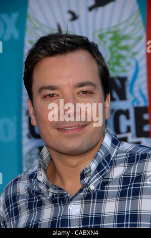 Agosto 08, 2010 - Hollywood, California, Stati Uniti - Jimmy Fallon durante il 2010 Teen Choice Awards, arrivi presso l'Anfiteatro Gibson, 8 agosto 2010 a Los Angeles. K66089MGE.(Immagine di credito: Â© Michael Germana Globo/foto/ZUMApress.com) Foto Stock