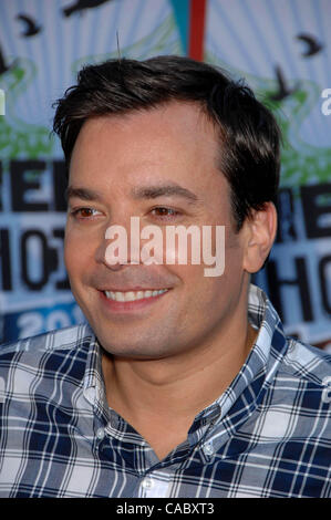 Agosto 08, 2010 - Hollywood, California, Stati Uniti - Jimmy Fallon durante il 2010 Teen Choice Awards, arrivi presso l'Anfiteatro Gibson, 8 agosto 2010 a Los Angeles. K66089MGE.(Immagine di credito: Â© Michael Germana Globo/foto/ZUMApress.com) Foto Stock