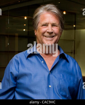 Aug 05, 2010 - Los Angeles, California, Stati Uniti - Artista Brian Wilson promuove il suo nuovo album con la Disney record "Reimagines Gershwin' a Los Angeles. (Credito Immagine: © Brian Lowe/ZUMApress.com) Foto Stock