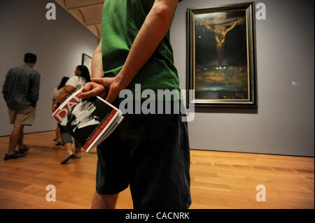 Agosto 28, 2010 - Atlanta, GA, Stati Uniti - ATLANTA, GA - 28 agosto: Salvador Dalí ''Cristo di San Giovanni della Croce'' a 'Dali: alla fine del lavoro'' mostra presso l'High Museum of Art di Atlanta, Georgia il Sabato, 28 agosto 2010. PHOTO CREDIT: ERIK S. MINORE PER IL NEW YORK TIMES (credito Immagine: © E Foto Stock