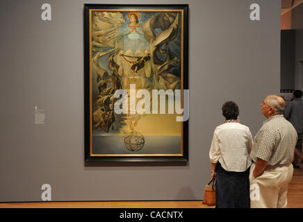 Agosto 28, 2010 - Atlanta, GA, Stati Uniti - ATLANTA, GA - 28 agosto: Salvador Dalí ''Assumpta Corpuscularia Lapislazulina'' a 'Dali: alla fine del lavoro'' mostra presso l'High Museum of Art di Atlanta, Georgia il Sabato, 28 agosto 2010. PHOTO CREDIT: ERIK S. MINORE PER IL NEW YORK TIMES (credito immagine: Foto Stock