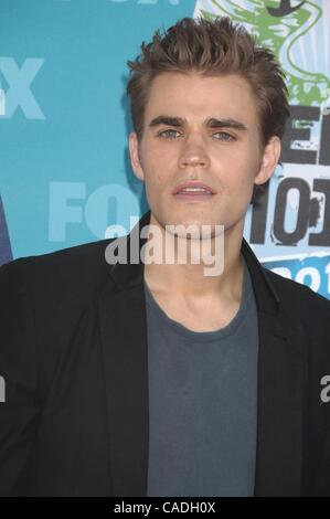 Agosto 08, 2010 - Los Angeles, California, Stati Uniti d'America - Agosto 08, 2010 - Los Angeles, California, Stati Uniti d'America - Attore PAUL WESLEY al Teen Choice Awards 2010 - Arrivi presso gli Universal Studios di Los Angeles. (Credito Immagine: © Paul Fenton/ZUMApress.com) Foto Stock