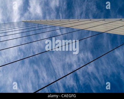 Santiago Calatrava il Puente de la Mujer (Ponte della donna) a Buenos Aires, Argentina Foto Stock