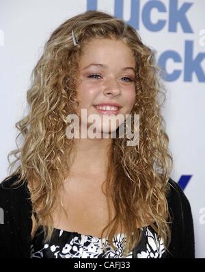 Sett. 19, 2007 - Hollywood, California, Stati Uniti - Sasha Pieterse durante la premiere del nuovo film da Lionsgate BUONA FORTUNA CHUCK, tenutasi al Mann il Teatro Nazionale, il 19 settembre 2007 a Los Angeles. - 2007.K54731MGE(Immagine di credito: Â© Michael Germana Globo/foto/ZUMAPRESS.com) Foto Stock