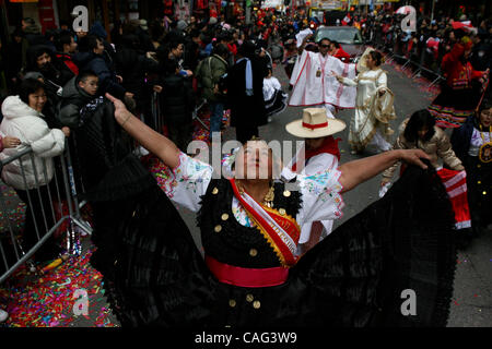 Anno Nuovo Cinese Parade celebrazione commemorativa dell'anno del ratto lungo Mott St in Chinatown oggi il 10 febbraio, 2008 a New York City. Photo credit: Mariela Lombard/ ZUMA premere. Foto Stock