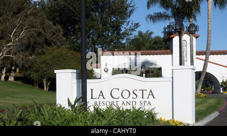 Dic 24, 2007 - Carlsbad, California, Stati Uniti d'America - La costa si riferisce sia ad una comunità residenziale di Carlsbad e del world-class i campi da tennis e da golf resort and spa che vive nel suo centro. La Costa Resort & Spa è costituito da due campi da golf a 18 buche, resort hotel e unità condominiali, 19 campi da tennis Foto Stock