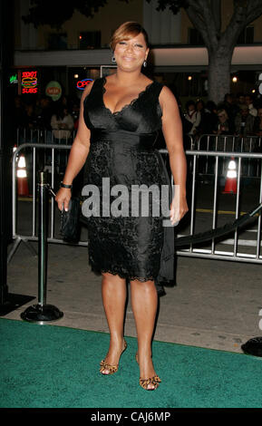 Jan 09, 2008 - Westwood, California, Stati Uniti d'America - attrice Queen Latifah che arrivano al 'Mannuncio denaro' Los Angeles tenutosi al Mann Village Theatre. (Credito immagine: Foto Stock