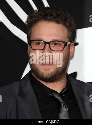 Gen. 10, 2011 - Hollywood, California, Stati Uniti - SETH ROGEN arriva per la premiere del 'Hornet verde' Los Angeles Premiere al teatro cinese. (Credito Immagine: © Lisa O'Connor/ZUMAPRESS.com) Foto Stock