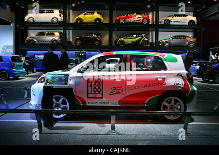 Gen. 10, 2011 - Detroit, Michigan, Stati Uniti d'America. Il rampollo display. Il 2011 North American International Auto Show (NAIAS) prende il via con la loro stampa evento al centro di Cobo. (Credito Immagine: © Scellino Gene/ZUMAPRESS.com) Foto Stock